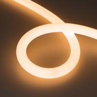 Лента герметичная MOONLIGHT-SIDE-FP-X1088-D25mm 24V Warm2300 (20 W/m, IP65, 5m, wire x1) (Arlight, Вывод кабеля боковой)