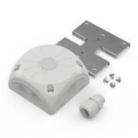 Коробка распределительная 60-0505-П-ВМУ для видеокамер двухкомпонентная с мембранами серая 100х100х50 с пластиной и муфтой Промрукав