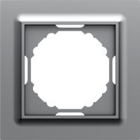 Рамка 1-я, Wave матовый серый, серия A07