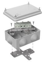 Коробка огнестойкая для о/п 40-0340-FR6.0-6 Е15-Е120 RAL7035 120х80х50 (20 шт/кор) Промрукав