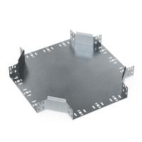 Ответвитель Х-образный Профи INOX (AISI 316) 400х100 (1,0 мм) Промрукав