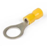 Наконечники кольцевые изолированные с ПВХ манжетой (НКИ) 6,0–10 желтые (100 шт/уп) Промрукав