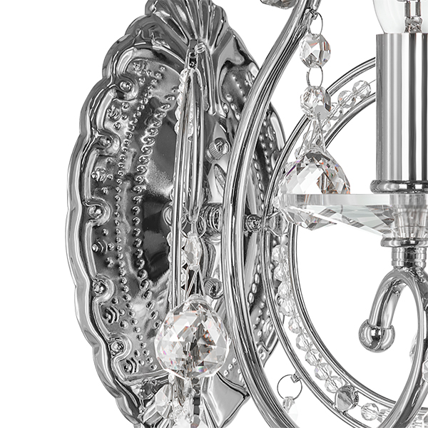 708614 Бра ELEGANTE 1х60W E14 ХРОМ