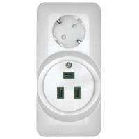 BLANCA О/У РОЗЕТКА комб:ДЛЯ ЭЛЕКТРОПЛИТЫ 32А+силовая 16А 250В,БЕЛЫЙ,опт.уп.Росси