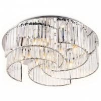 TR5205/6 CH/CL хром/прозрачный  E27/6 max 40W D600*180 Потолочный светильник