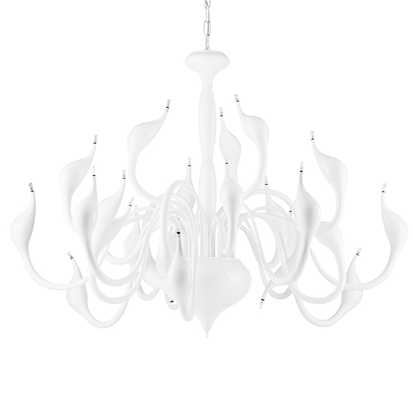 751246 Люстра подв. Cigno collo 24х20W G4 БЕЛЫЙ