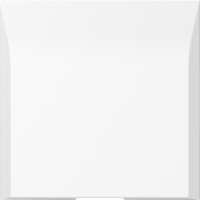 Кабельный вывод (накладка), глянцевый белый, серия A07