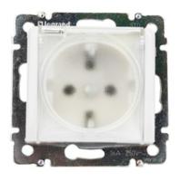 Legrand Valena Бел Розетка 2К+З IP44