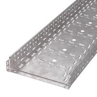 Лоток перфорированный Стандарт HDZ 400х80х3000 (1,0 мм) (6 м/уп) Промрукав