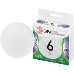 LED GX-6W-865-GX53 GL  Лампа светодиодная ЭРА GREEN LINE LED GX-6W-865-GX53 GL 6Вт таблетка холодный свет GX53