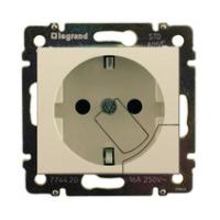 Legrand Valena Крем Розетка 1-ая с/з литая(с выталкивателем)