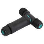 Коннектор ЭРА NO-224-20 кабельный T-образный IP68 3-Pin
