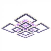 Светодиодная люстра 8009/4+4 NKL B 254W+200W BL+YL