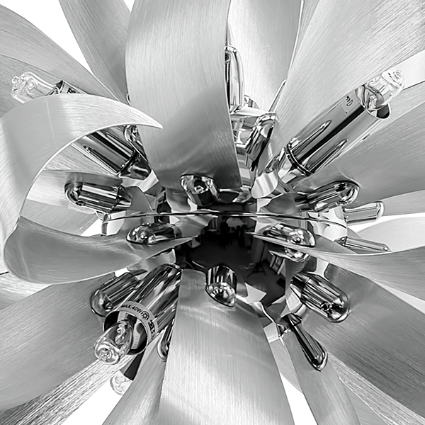 754269 Люстра подв TURBIO 6х6W (led) G9 SATIN ALU