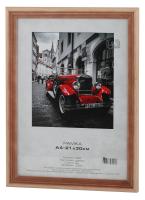 Фоторамка Image Art C20 24х30 деревянная из сосны, цвет натуральный с частичным затемнением, вставка-прозрачный пластик