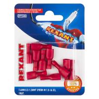 Клемма плоская полностью изолированная РППи-м 1.5-(6.3)/РпИмп 1,25-250 гнездо 6.6 мм 0.5-1.5 мм², в упак. 10 шт. REXANT