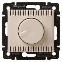 Legrand Valena Крем Светорегулятор поворотный 40-400W для ламп накаливания (вкл поворотом)