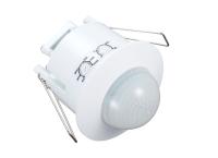 Датчик движения потолочный, встроенный, 3-x  проводной, макс.1200Вт, белый