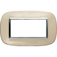 BT Axolute Бежевая карамель Рамка 4 мод эллипс