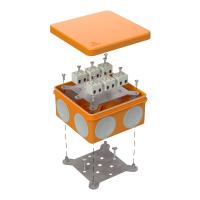 Коробка огнестойкая для о/п двухкомпонентная 60-0300-FR2.5-12 Е15-Е120 RAL2004 100х100х50 (14 шт/кор) Промрукав