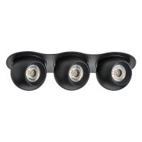 i637727272 Светильник INTERO LED 9W*3 850LM*3 24G ЧЕРНЫЙ 3000K (217637+217072+217072+217072)