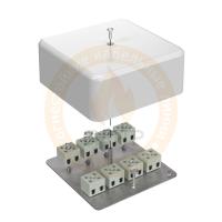 Коробка огнестойкая для кабель-канала 40-0470-FR2.5-12 Е15-Е120 103х103х45 RAL9003 (22 шт/кор) Промрукав