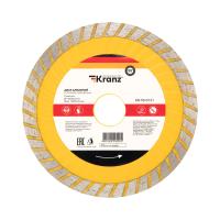 Диск алмазный отрезной Turbo волна 125x22,2x2x10мм KRANZ