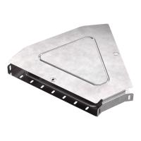 Угол горизонтальный 45 градусов с крышкой Стандарт 400х50 Промрукав