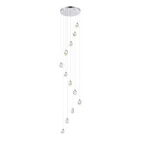 SL6114.103.12 Светильник подвесной ST-Luce Хром/Прозрачный LED 12*3W 3000K CASCATO