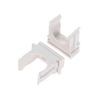 Крепеж-клипса для труб ø20мм, белая (100 шт/уп) REXANT