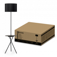 Светильник напол п/лампу на основании ТНО 04П-ВB-Е27 230В с полкой ЧЕРНЫЙ IN HOME