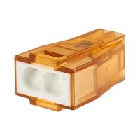 Экспресс-клемма СМК 773-602 с пастой, 2-проводная 0,75-4 мм² (50 шт/уп) REXANT