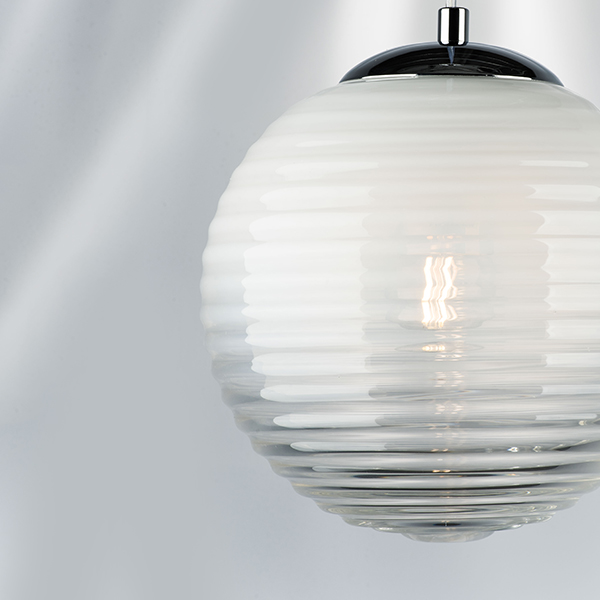 804101 Подвес DISSIMO 1х40W E27 ХРОМ/БЕЛЫЙ