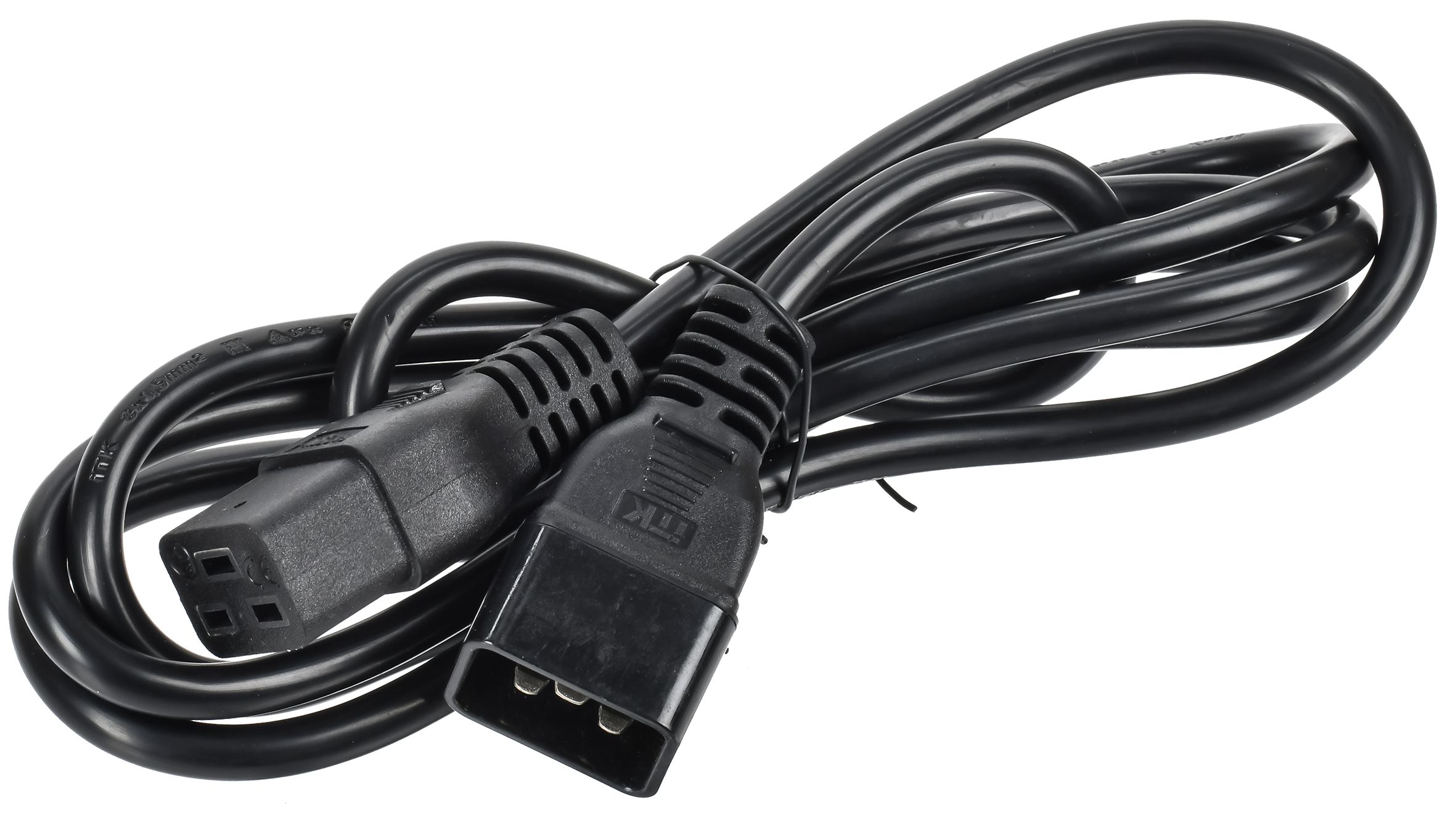 ITK Кабель электропитания PDU 3х1,5мм2 2м с разъёмами С19-C20