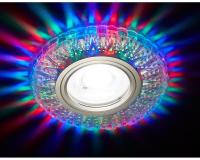 S310 CH/RG хром/прозрачный хрусталь/MR16+3W(LED RGB)