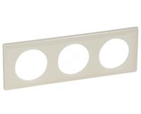 Legrand Celiane2 Слоновая кость глянец Рамка 3-ая (2+2+2 мод)