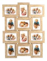 Фоторамка Image Art  PL84-12 пластиковая мультирамка размер фото 10х15 цвет прованс рамка на 12 фото