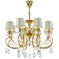 693082 Люстра подв RICERCO 8х40W E14 ЗОЛОТО