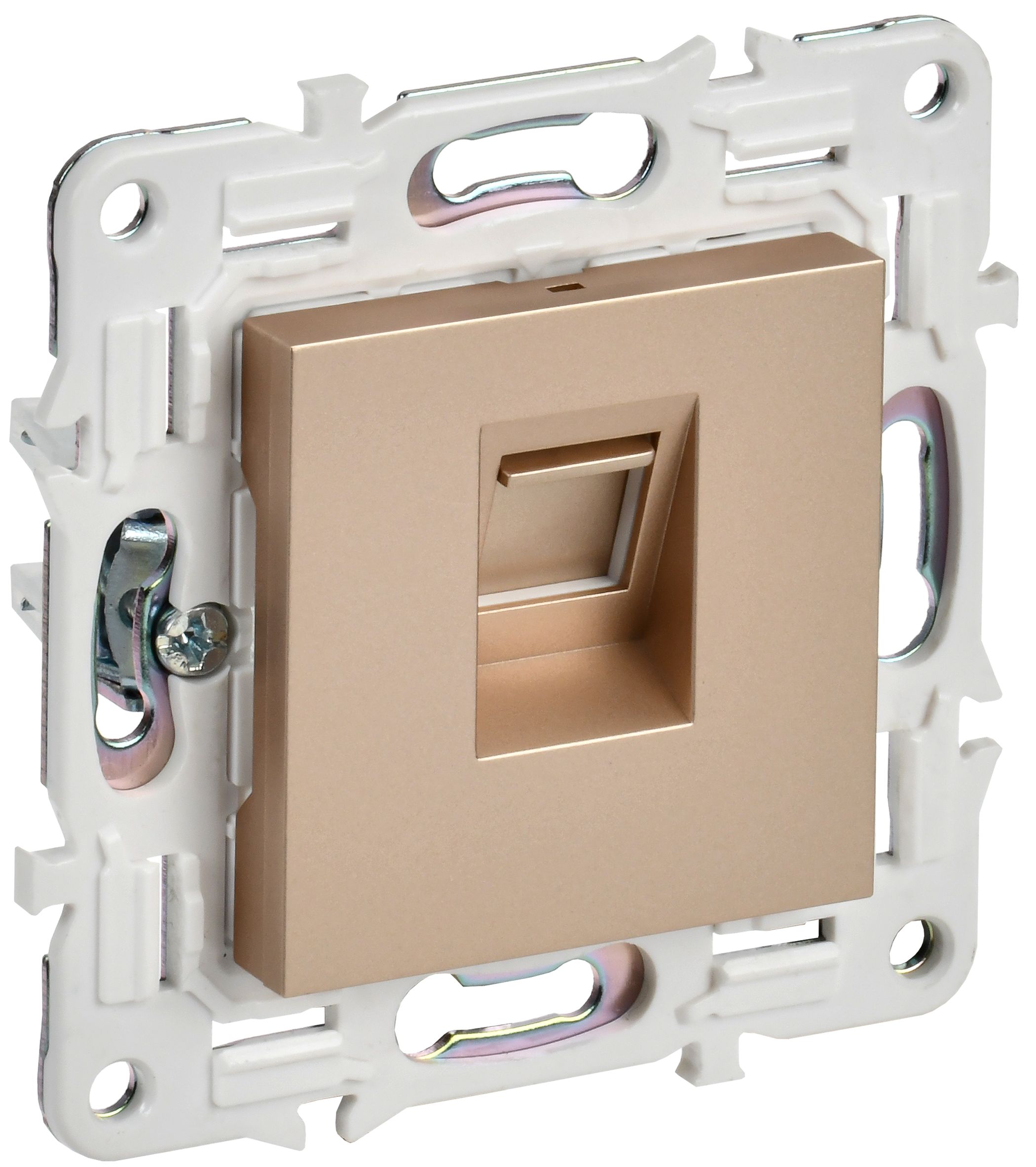 SKANDY Розетка компьютерная RJ45 кат.6 SK-K02Sa песочный IEK