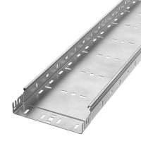 Лоток перфорированный Профи INOX (AISI 304) 200х50x6000 (2,0 мм) (12 м/уп) Промрукав