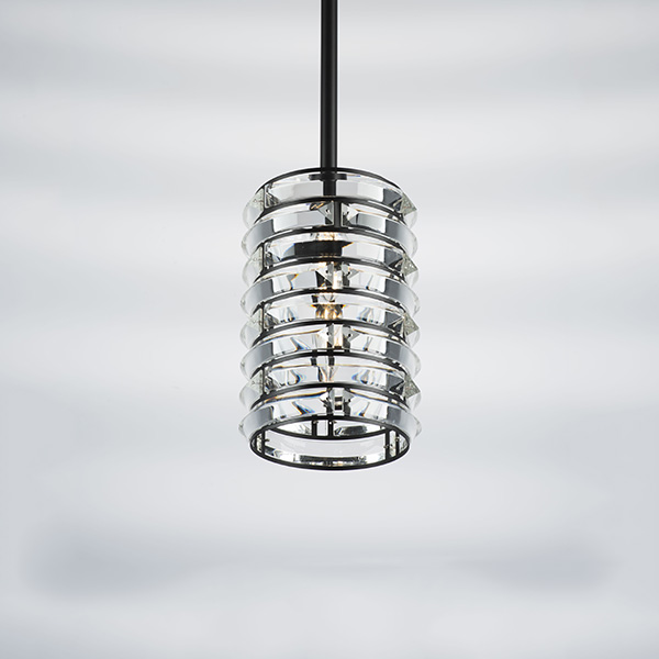 746018 Люстра AMERIGO 1х40W E14 УМБРА ПРОЗРАЧНЫЙ