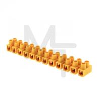 Клеммная колодка 16мм 30А желтая EKF