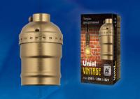 Патрон декор Vintag без выкл. Е27 БРОНЗА UNIEL