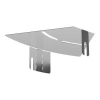 Крышка угла горизонтального изменяемого 0-45 градусов Стандарт INOX (AISI 304) 150 Промрукав