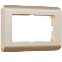 Рамка для двойной розетки (шампань) W0082111