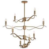 733283 Люстра RAGNO 8х40W E14 ЗОЛОТО