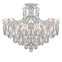 Люстра потолочная в стиле Арт-деко AM Group MONICA PL4 SILVER