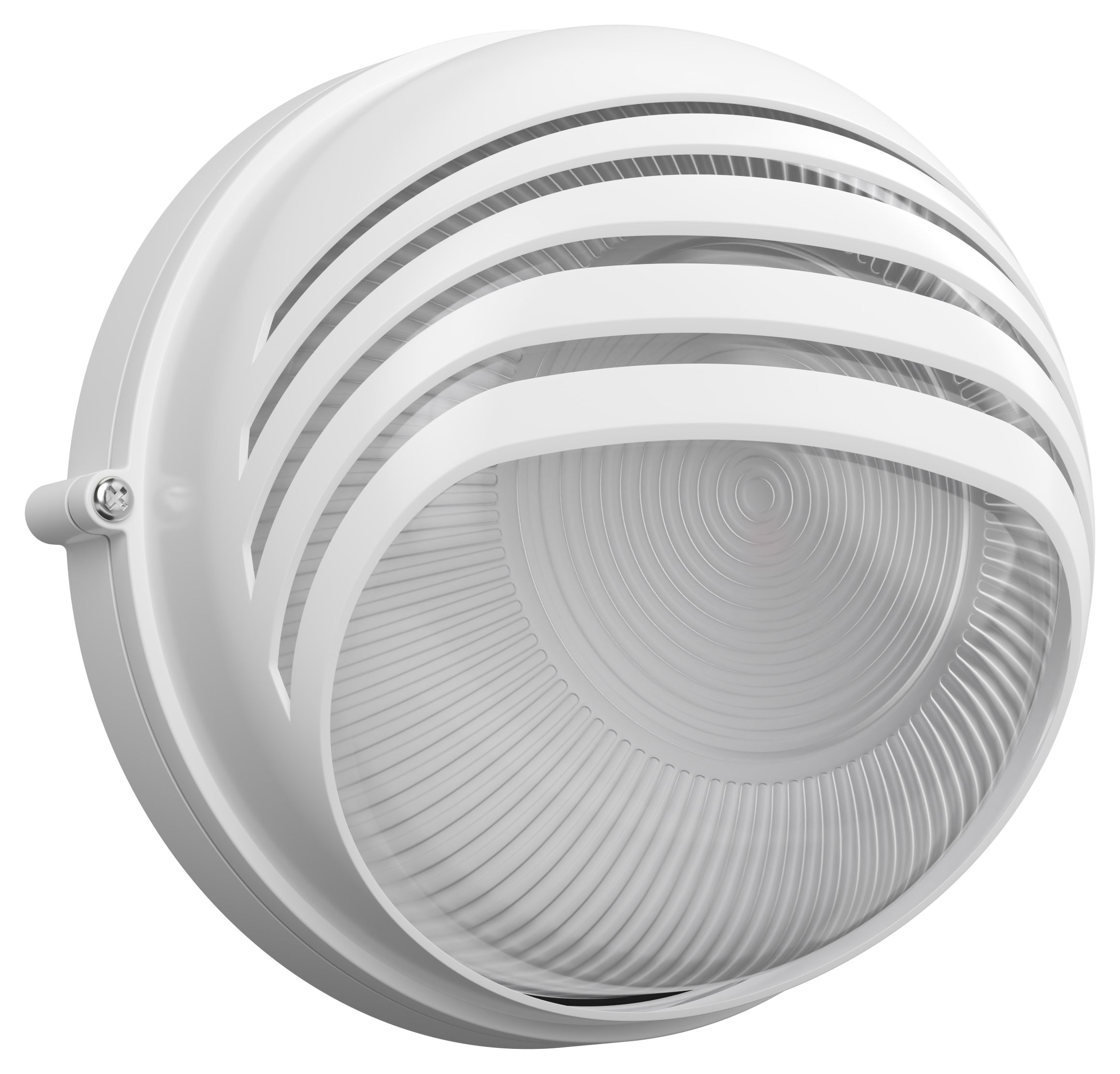 Светильник НПП1307 круг ресничка 60Вт IP54 белый IEK