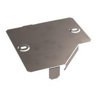 Крышка переходника левого Стандарт INOX (AISI 409) 150х100 Промрукав