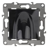 12-6003-06 ЭРА Вывод кабеля, Эра12, чёрный (10/100/1200)